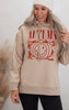 Nirvana Autumn Taupe Side Slit Hoodie