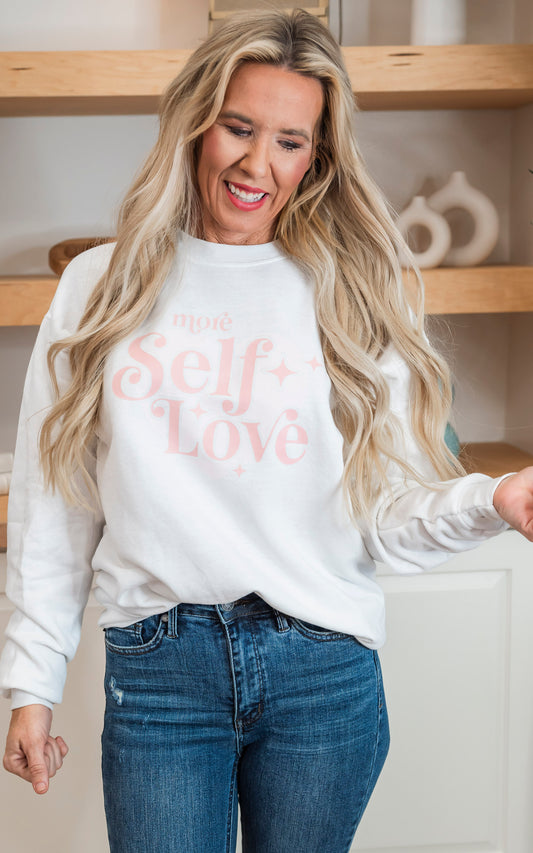 More Self Love Crewneck Sweatshirt