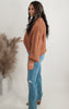 Mock Neck Balloon Sleeve Cable Knit Sweater | POL *New Colors *PREORDER ITEM*