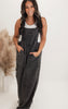 Ash Cotton Gauze Mineral Washed Jumpsuit