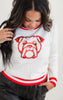 Bulldog Sequin Sweater