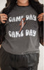 Lightning Football Game Day Garment Dyed Graphic T-shirt