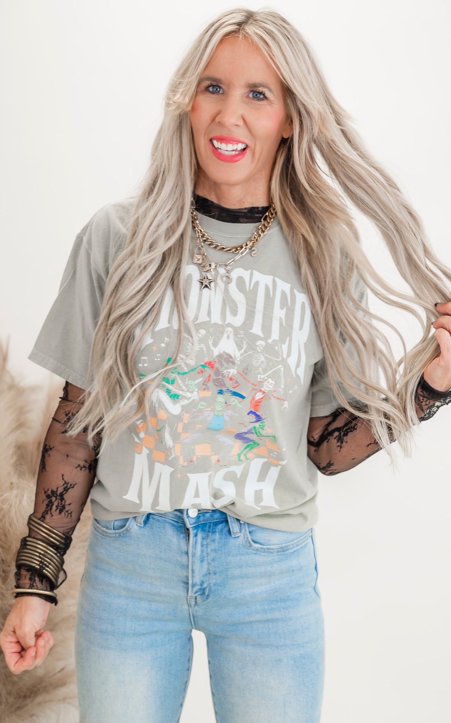 Monster Mash Garment Dyed Graphic T-shirt - FINAL SALE