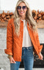 Dose of Fall Quilted Jacket - Light Copper