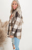 The Brown Sugar Plaid Flannel Shacket