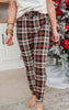 Mocha Plaid Buttery Soft Joggers