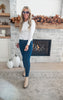 The Mia Super Soft Mid-Rise Knit Skinny Denim Jeans | Mica