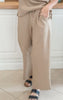 Textured Loose Leg Pants - Final Sale