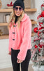 Pink Faux Fur Coat