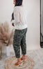 Washed Distressed Camo Pants | Oli & Hali