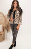 Leopard Vintage Washed Jacket