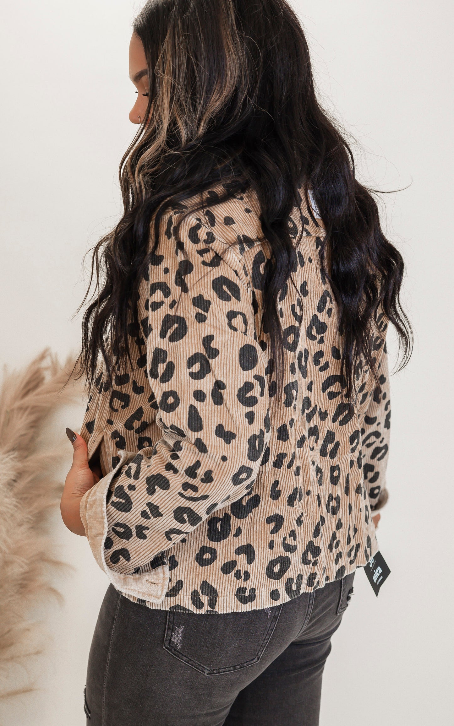 Leopard Vintage Washed Jacket