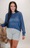 Luxe Stripe Pull On Shorts | Umgee