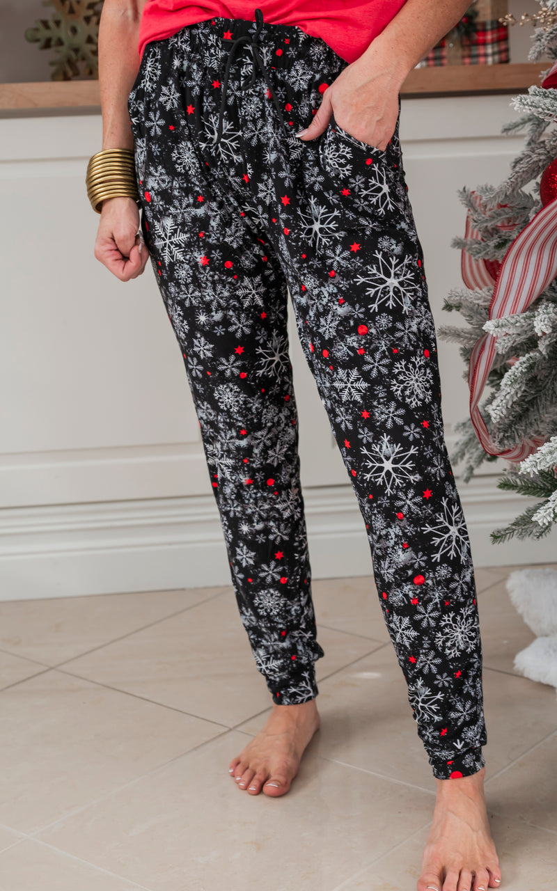 Snowflake Buttery Soft Joggers