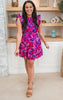 Bring on Spring Fuchsia Belted Waist Dress w/ Pockets