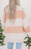 Long Sleeve Knit Stripe Sweater Top