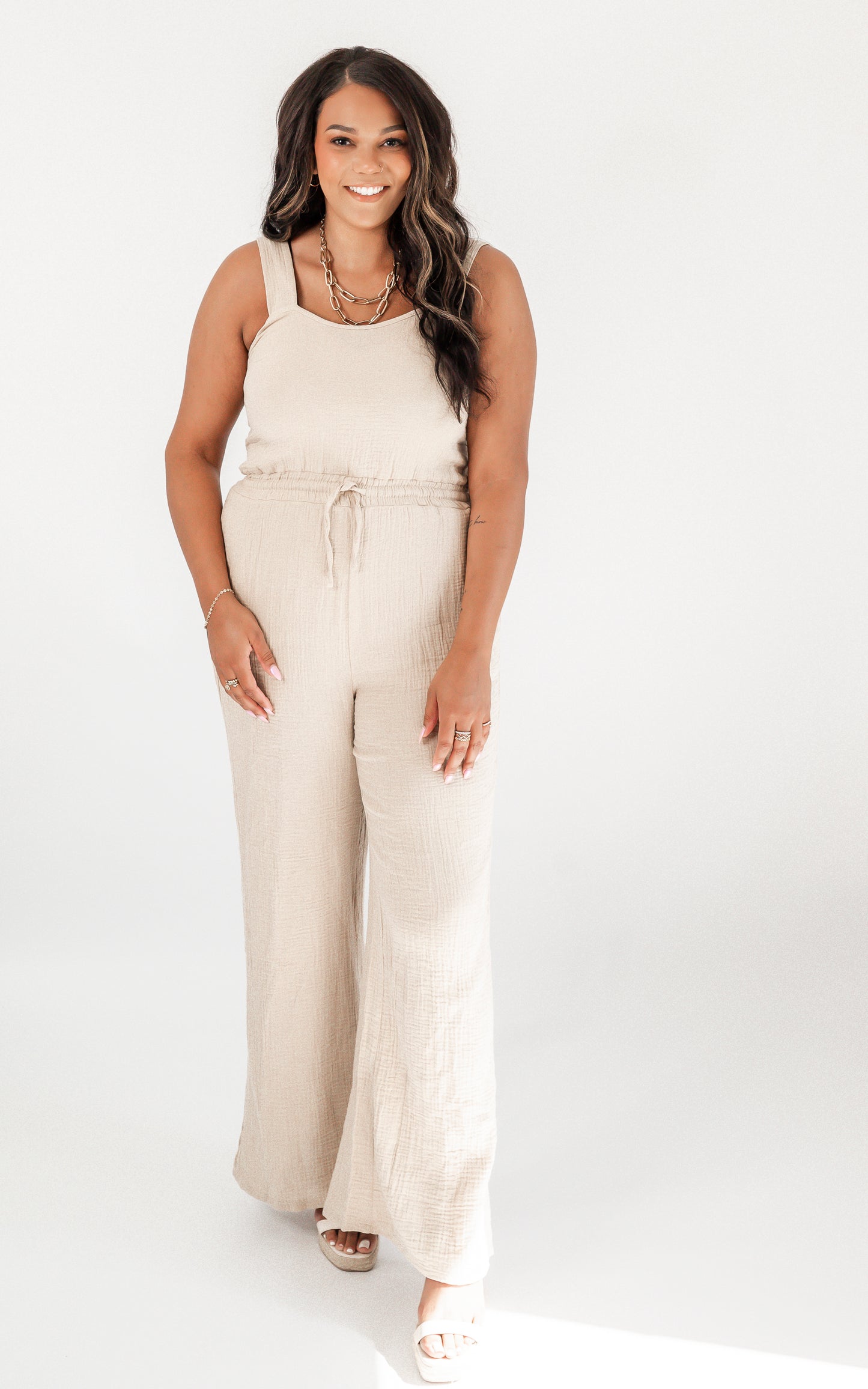 Your Summer Cotton Linen Jumpsuit