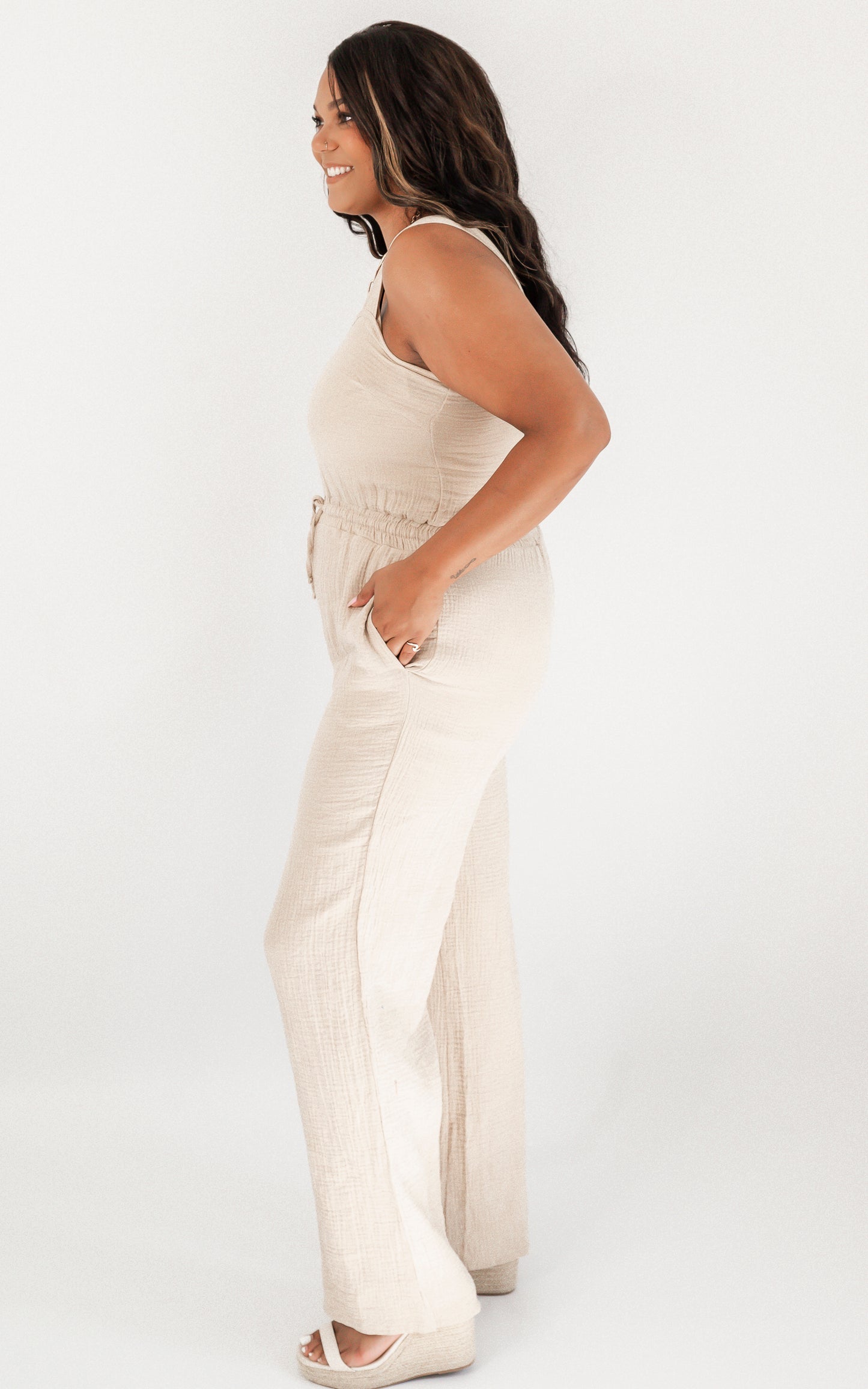 Your Summer Cotton Linen Jumpsuit