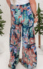 Midnight Fall Floral Wide Leg Pant