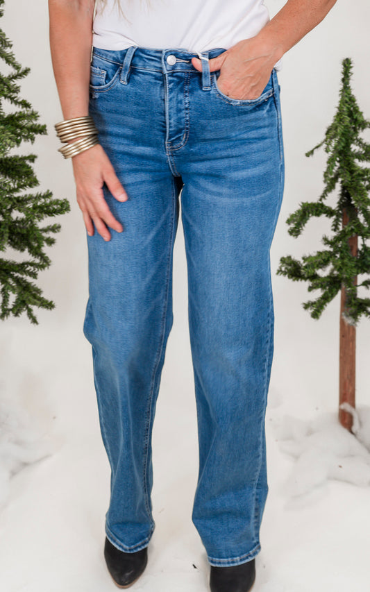 LOVERVET | Tummy Control 90's Super High Rise Denim - Final Sale