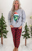 EW People Holiday Graphic Crewneck Sweatshirt