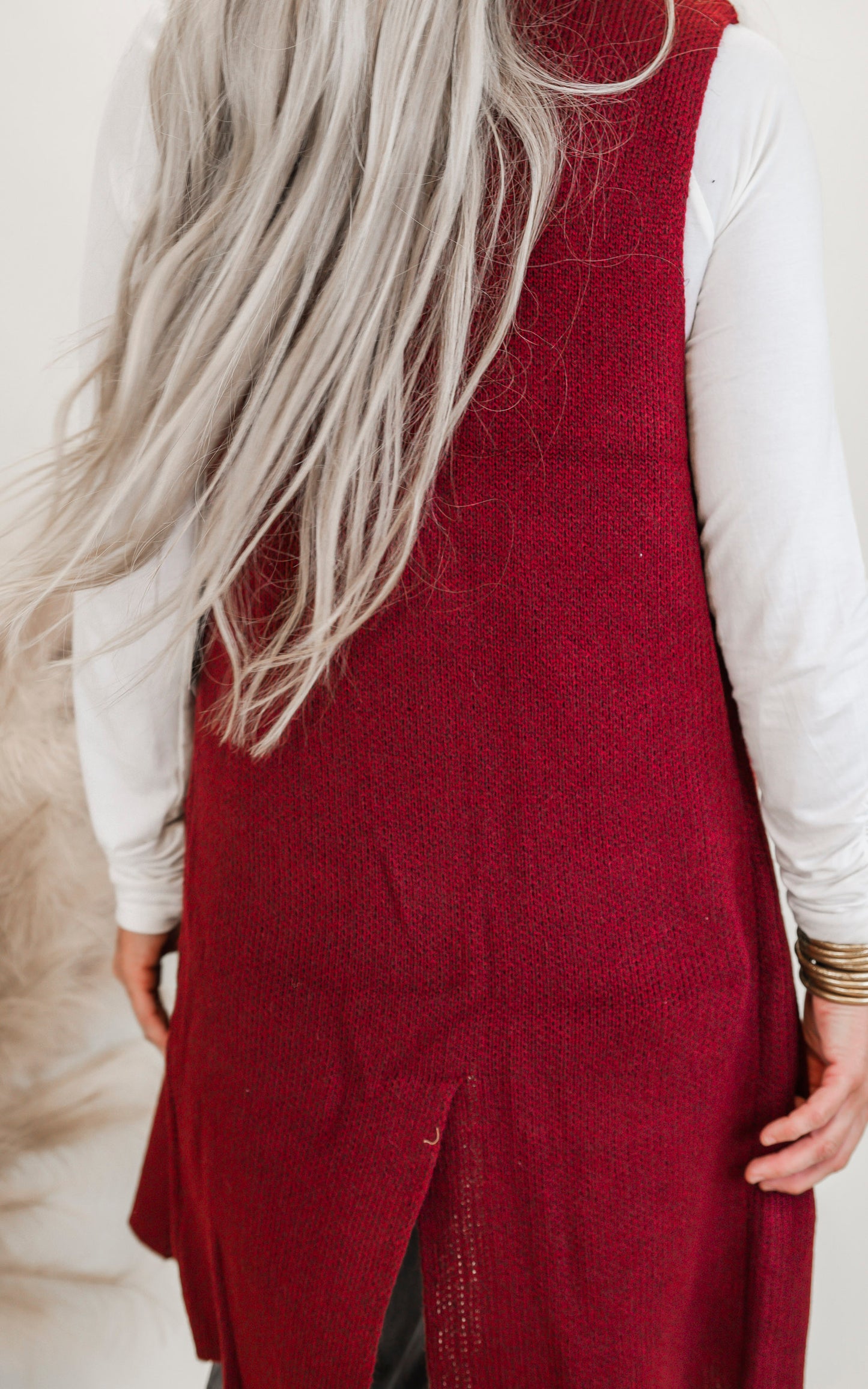 Long Sweater Vest - DEAL