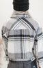 Modern Plaid Cropped Shacket