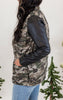 Camo Jacket w/ Leather Sleeves