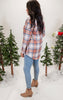 Forever Favorite Plaid Shacket in Orange Navy Ivory #11 | Salty Wave**DEAL-COUPON EXCLUDED