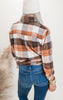 Brown Plaid Flannel Shirt