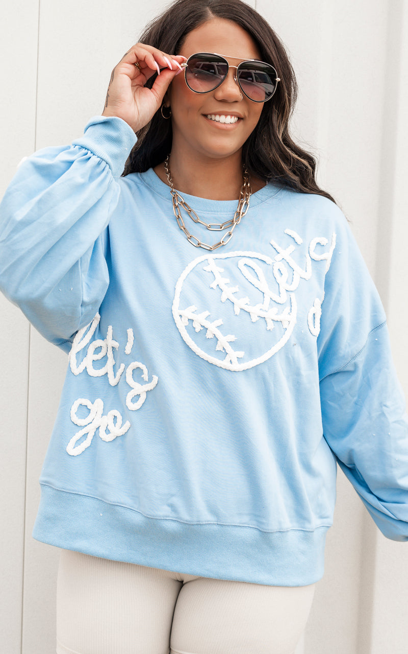 Let's Go & Baseball Sweatshirts