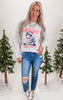 Grumpy Cat Holiday Graphic Crewneck Sweatshirt