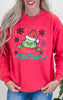 I see You Mean Green Guy Holiday Graphic Crewneck Sweatshirt