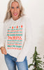 No Good Lying Dickliss Holiday Garment Dyed Long Sleeve Graphic Top