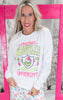 Who University Holiday Long Sleeve Graphic Top