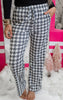 Black Houndstooth Pajama Pant Set by Salty Wave (TOP & BOTTOM) **Start Ship Date: Nov 29th