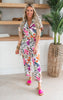 Pink Tropical Floral Jumpsuit