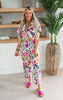 Pink Tropical Floral Jumpsuit