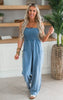 Denim Mineral Wash Jumpsuit - Final Sale