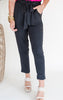 Totally Worth It High Waisted Solid Woven Pant