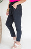 Totally Worth It High Waisted Solid Woven Pant