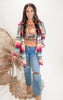 Multi Color Stripe Cardigan