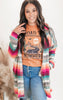 Multi Color Stripe Cardigan