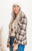 Mocha Plaid Button Down Shirt