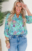 The Lizzy True Beauty Floral Blouse Top - Final Sale