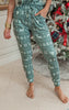 Green Reindeer Jogger Pajama Set by Salty Wave (TOP & BOTTOM) **Start Ship Date: Nov 29th