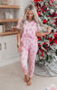 Pink Snowflake Jogger Pajama Set by Salty Wave (TOP & BOTTOM) **Start Ship Date: Nov 29th**DEAL-COUPON EXCLUDED