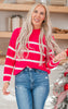 Striped Waffle Knit Sweater - Final Sale