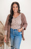 Boho Long Sleeve Sweater Cardigan | POL