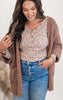 Boho Long Sleeve Sweater Cardigan | POL